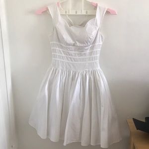 Unique Vintage White Roman Holiday Dress